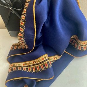 Singapore Airlines vintage silk scarf